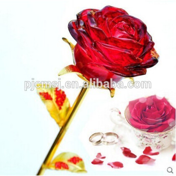 Proper price top quality Romantic crystal rose flower wedding favors valentines day gifts